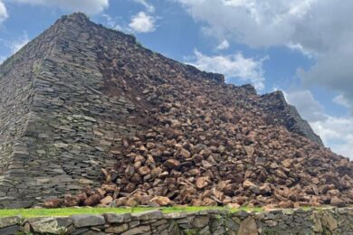 AncientPyramidInMichoacanMexicoCollapses